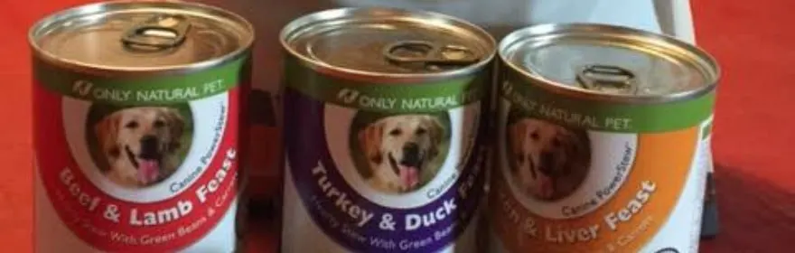 3 cans of dogfood