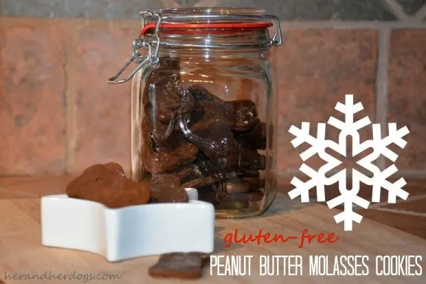 peanut butter molasses cookies