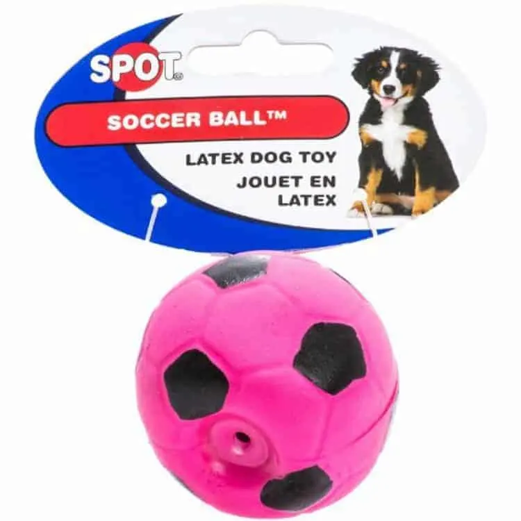 Spot Dog Toy, Plush, Football