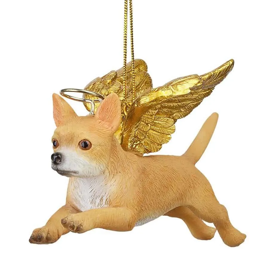 Chihuahua Holiday Angel Dog Ornament