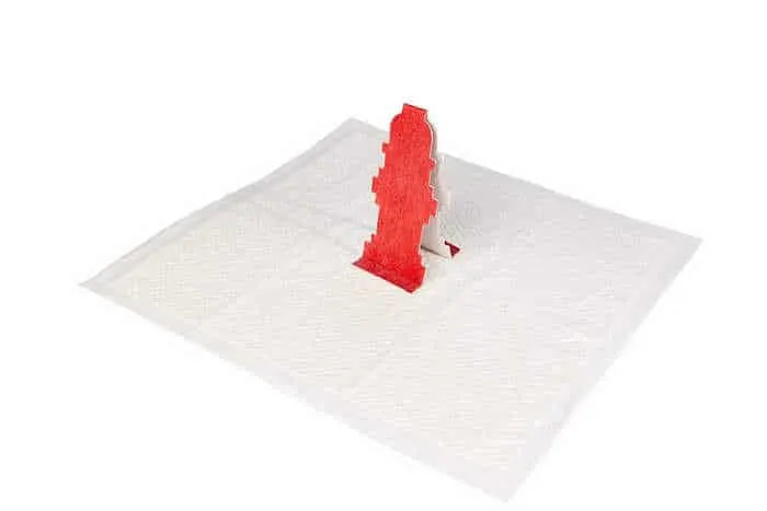 fire hydrant pop up pee pad