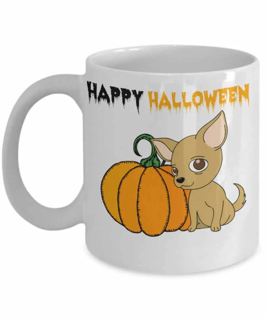 Happy Halloween Chihuahua Mug