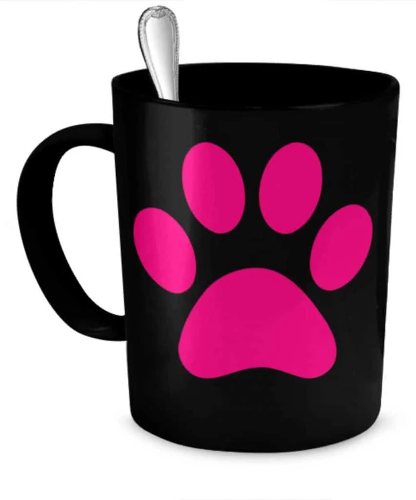Pink Paw Mug