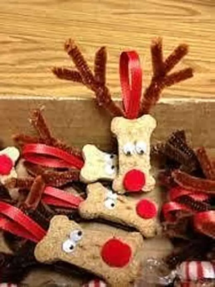 reindeer dog bone treat