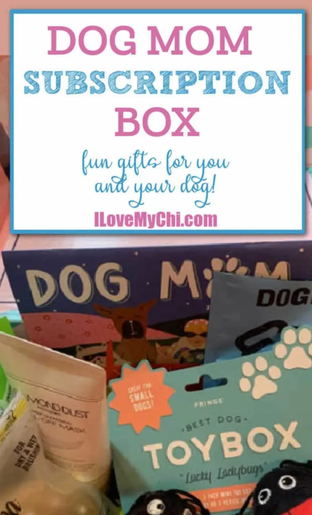 dog products in box