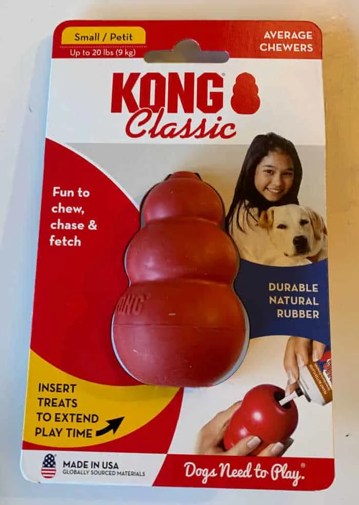 Kong Goodie Ribbon Large red Rubber Treat Toy for Dogs - Ziggy Pupps