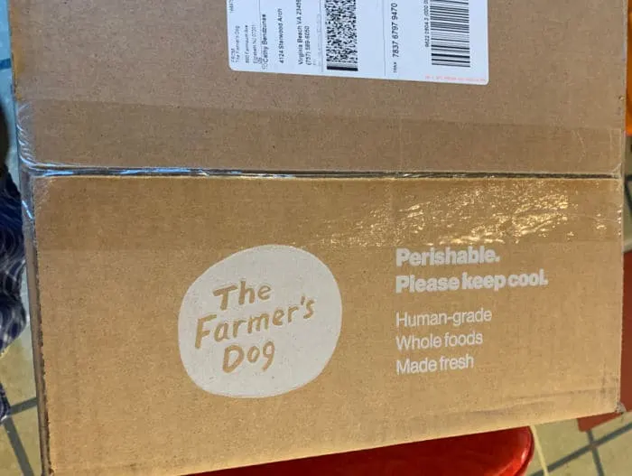 The Farmers Dog box