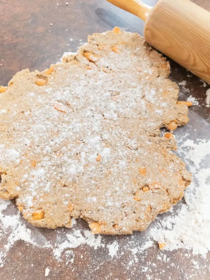 Dough for Carrot Dog Biscuit