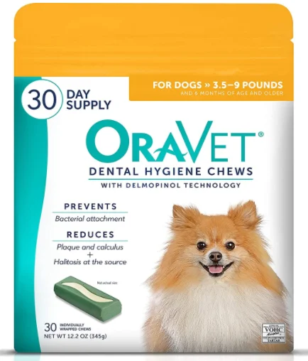 Oravet dental hygiene chews